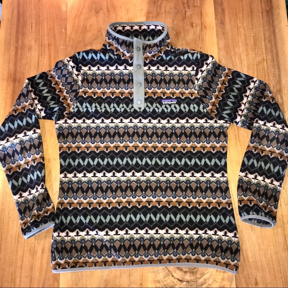 Patagonia Micro D Fleece Snap Tee, Regen Green, s